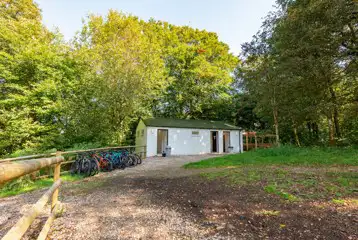 Heated facility block and bike storage