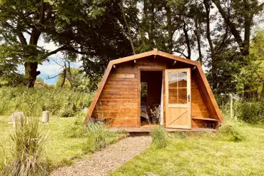 Wooden camping pods (measure 4m x 4m)