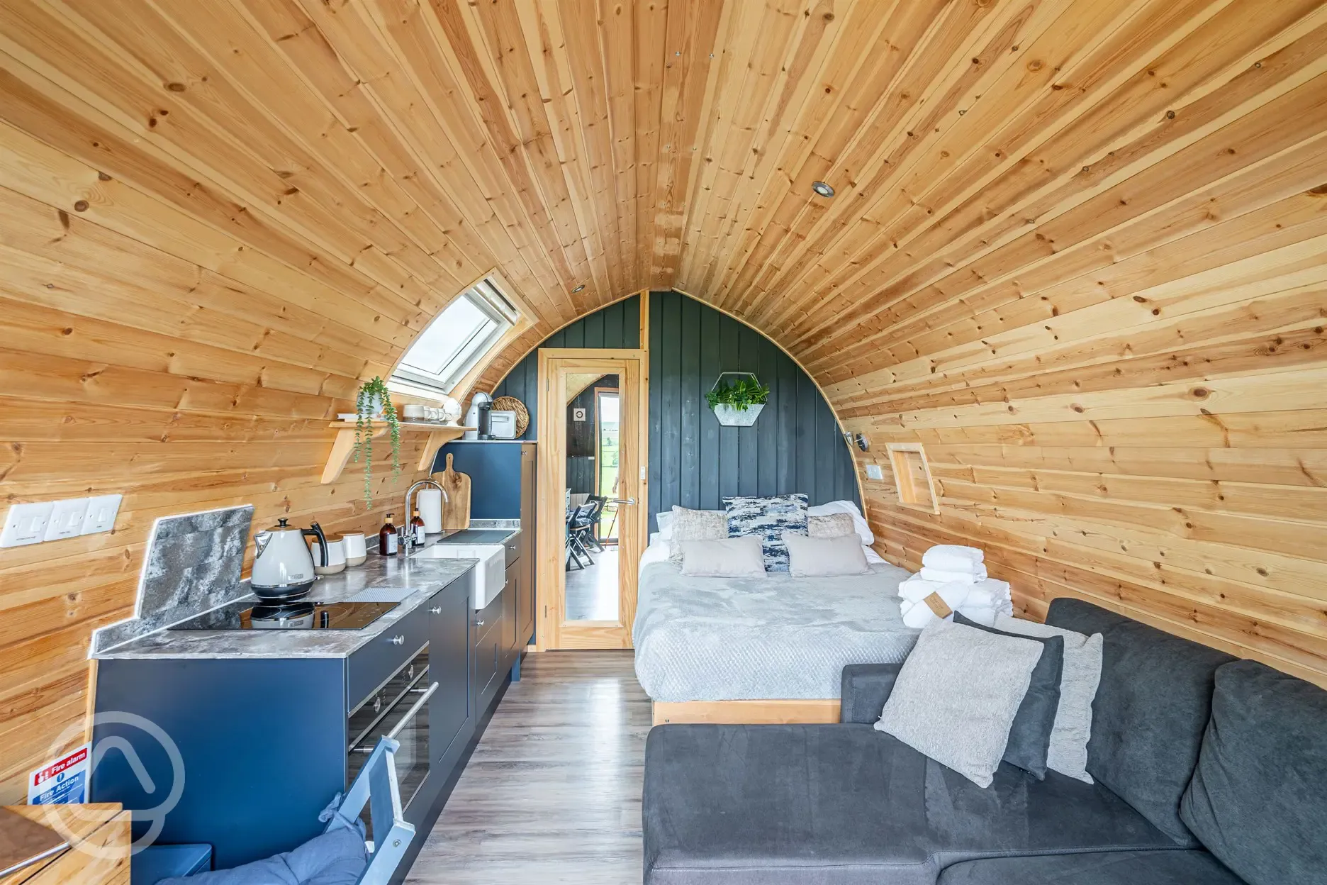 Willow glamping pod interior