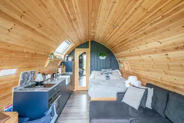 Willow glamping pod interior