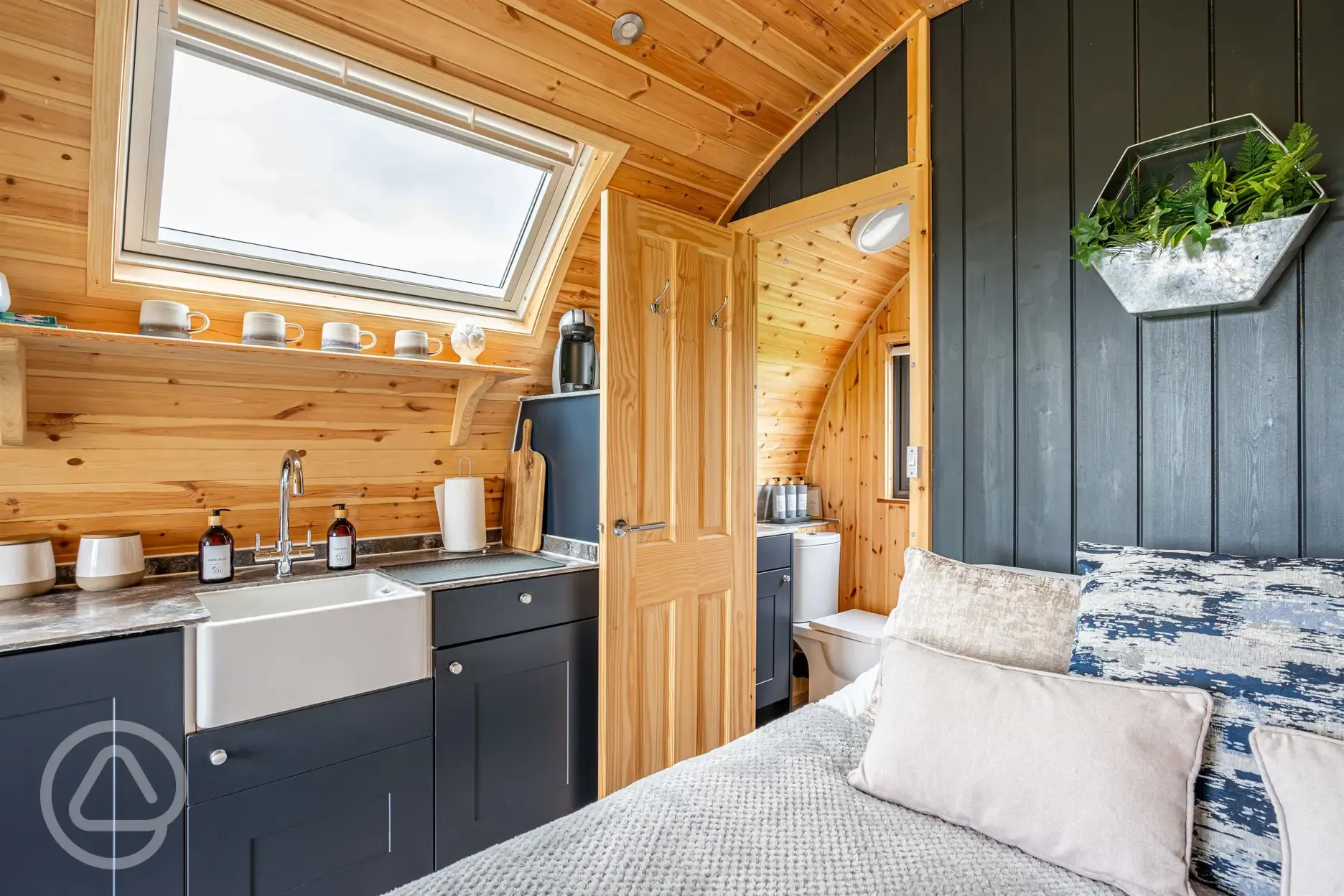 Willow glamping pod interior