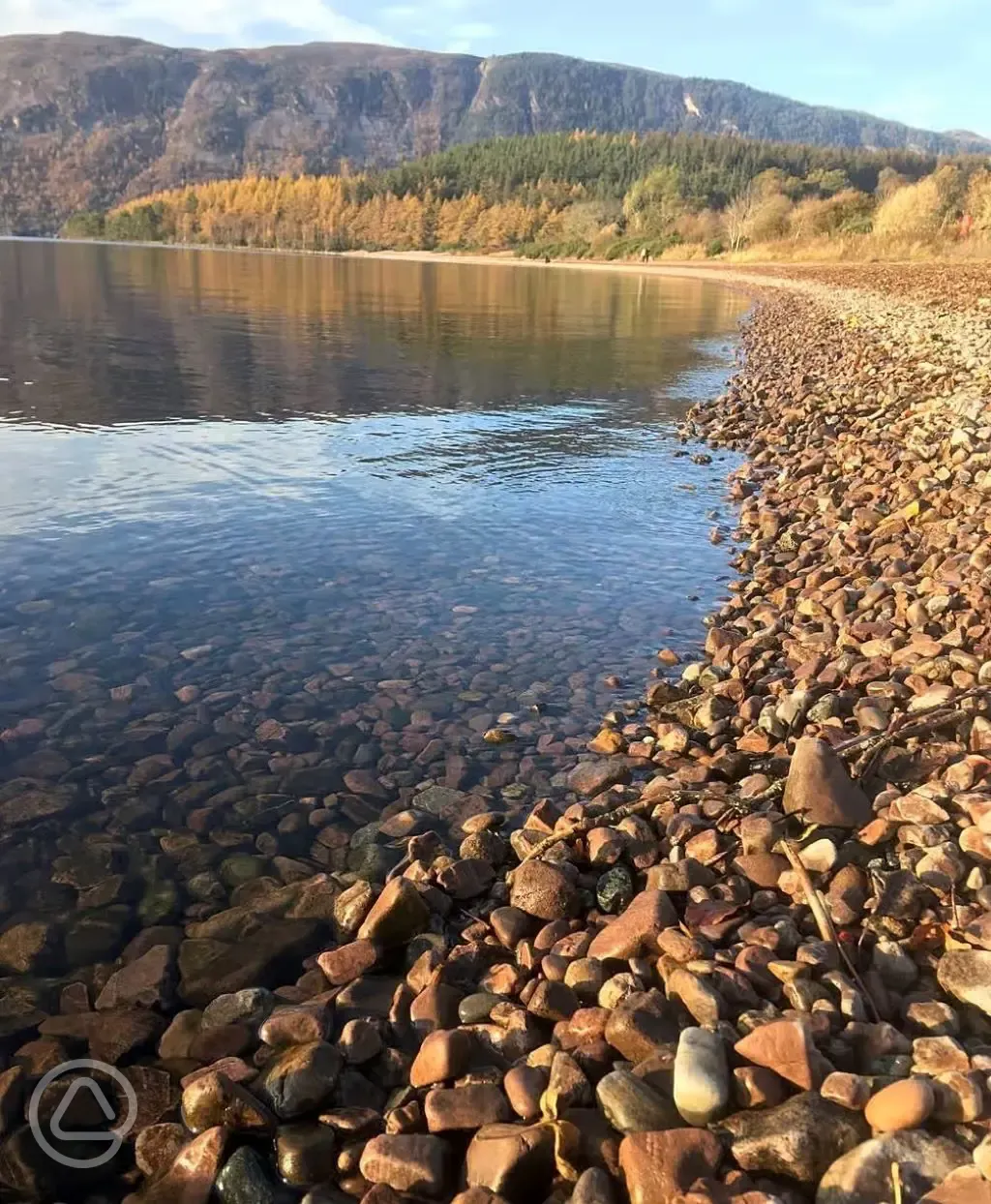 Stunning scenery with the loch and mountain Stunning scenery with the loch and mountain