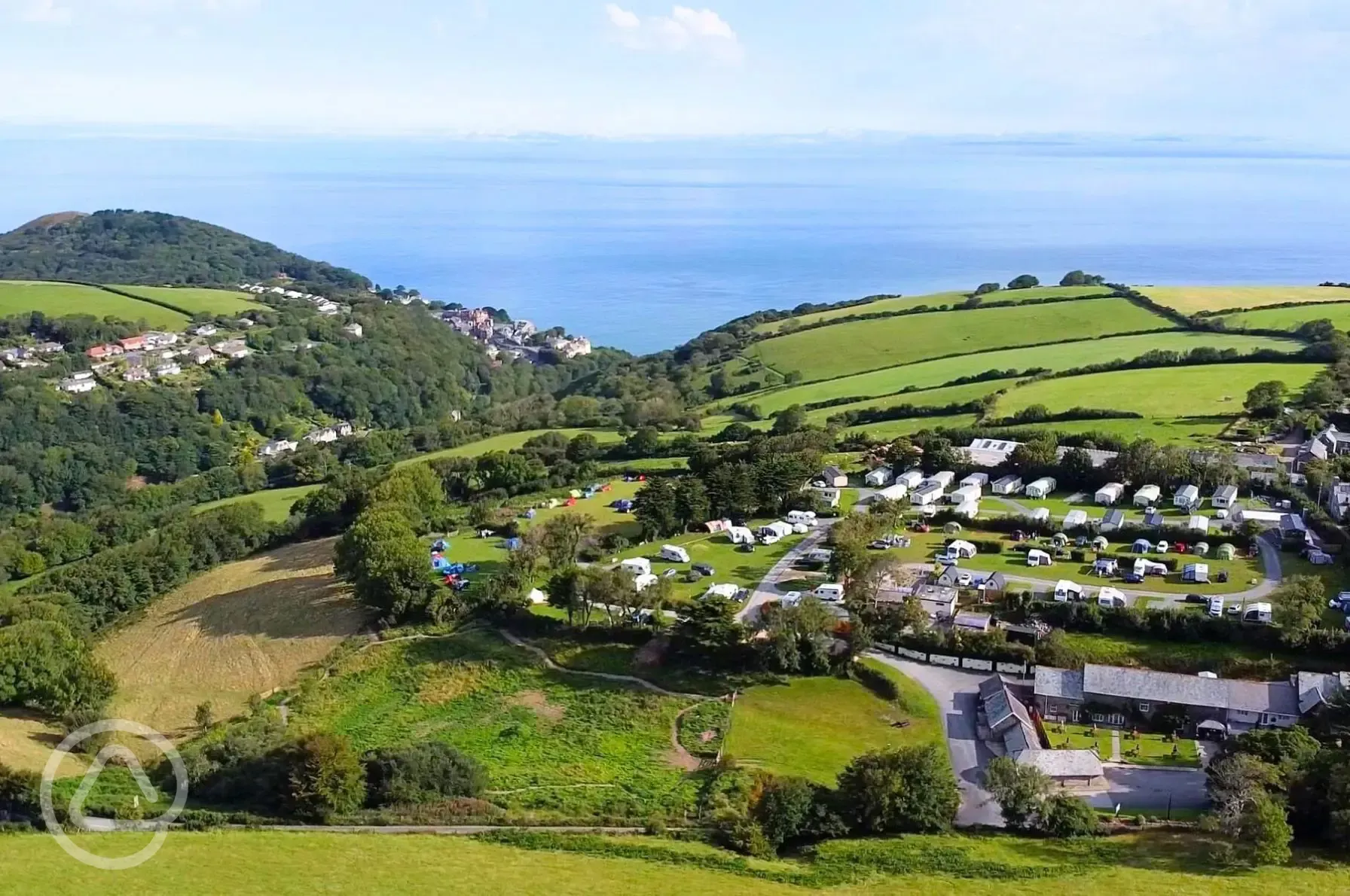 Campsite aerial