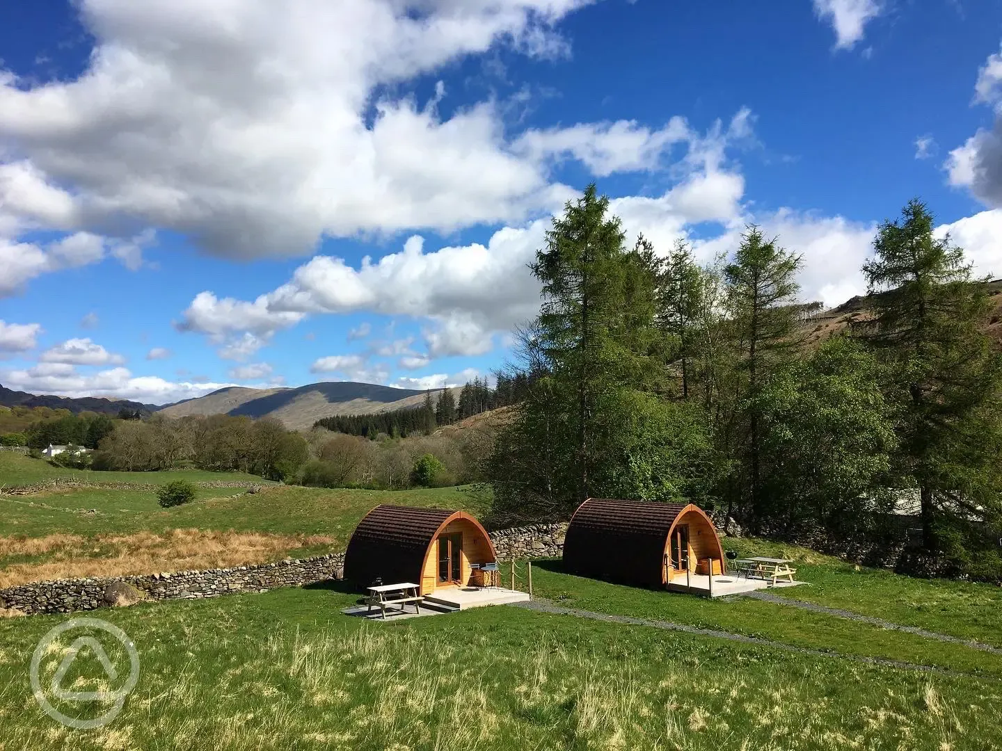 Glamping pods