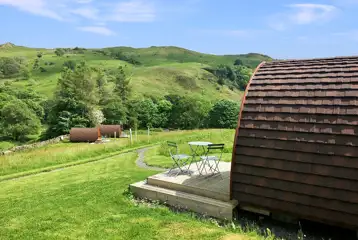 Glamping pod views