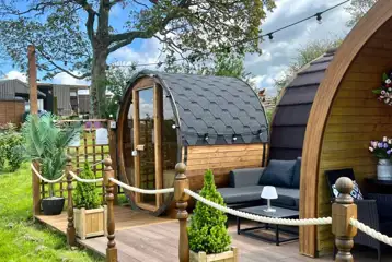 Dandelion ensuite glamping pod and optional sauna Dandelion ensuite glamping pod and optional sauna