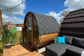 Buttercup ensuite glamping pod sauna Buttercup ensuite glamping pod sauna