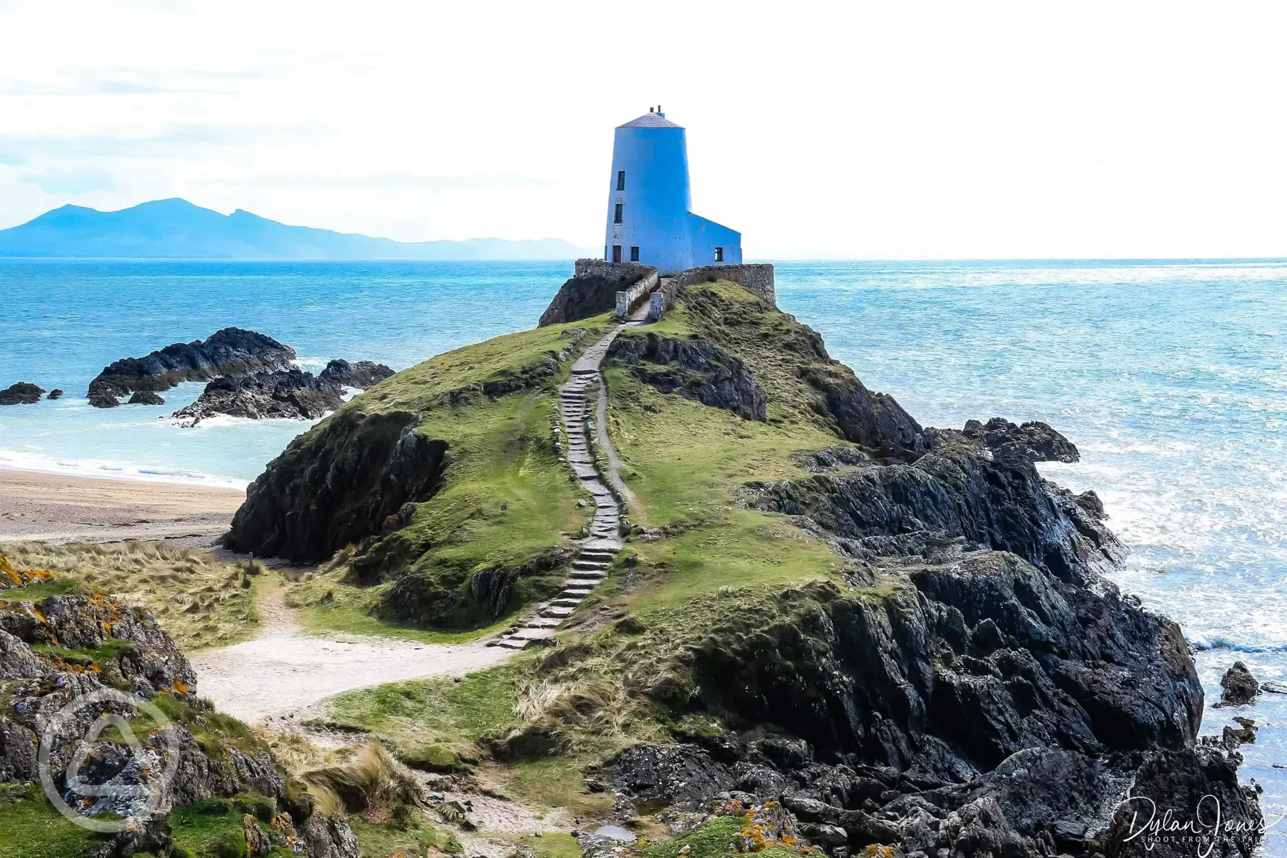 Nearby Llanddwyn island 