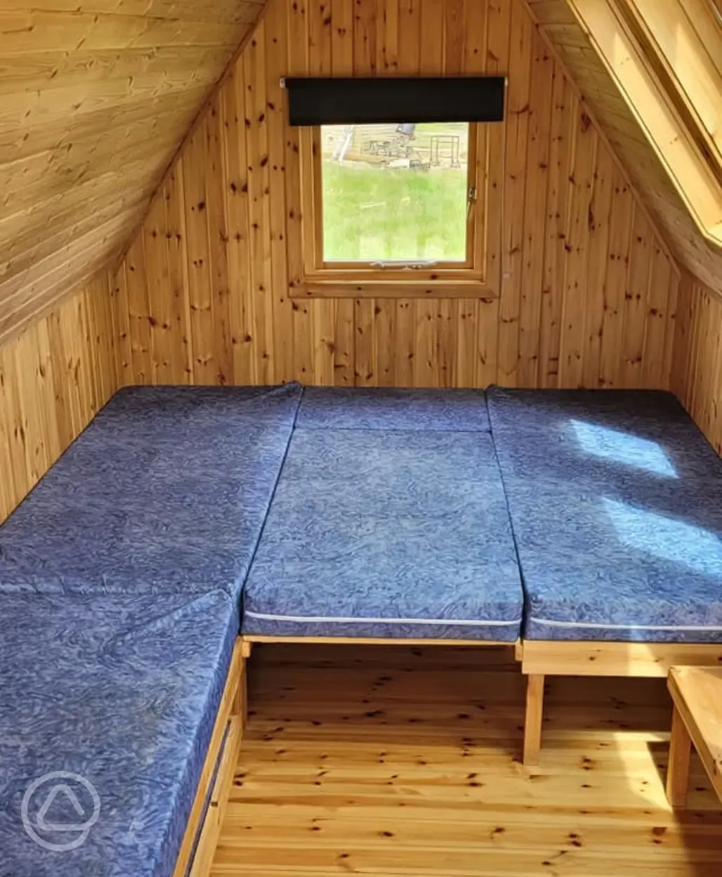 Stargazer glamping pod interior