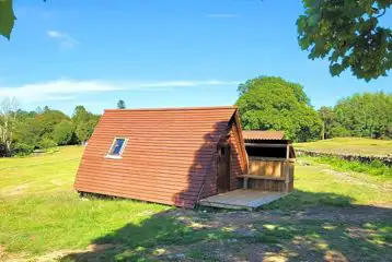 Apex glamping pod exterior Apex glamping pod exterior