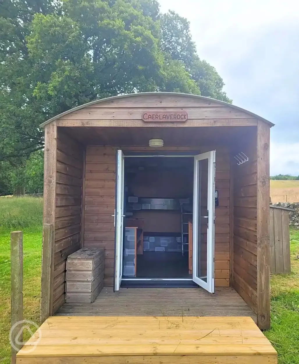 Bunkbed glamping pod
