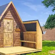Stargazer camping pod exterior Stargazer camping pod exterior