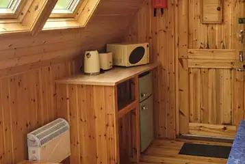 Stargazer glamping pod interior
