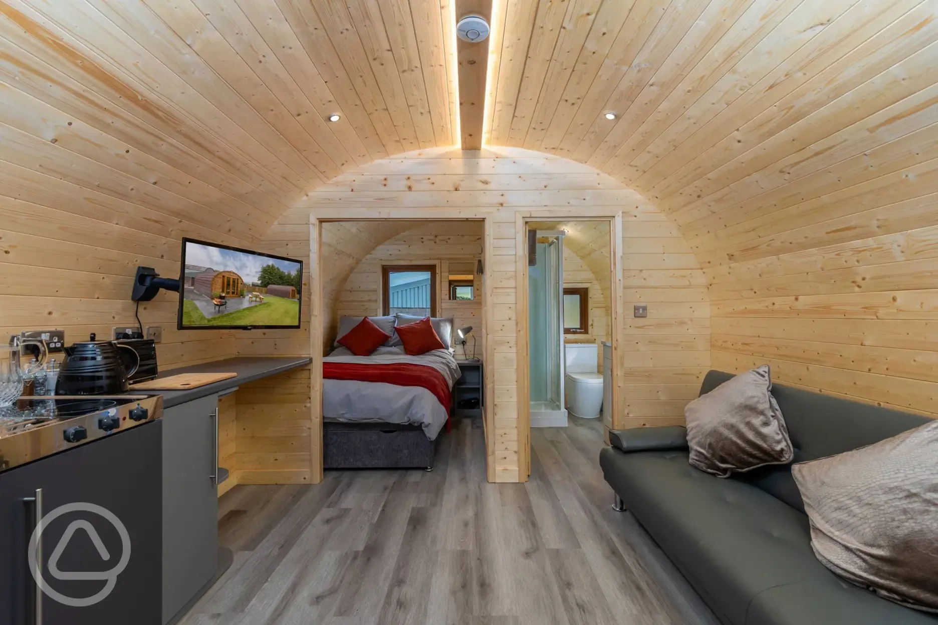 Carrock View Glamping Pod internal