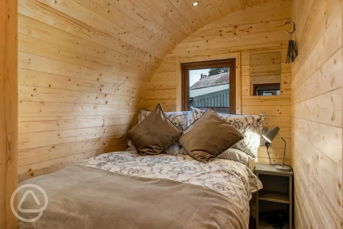 Carrock Sunset Glamping Pod bedroom