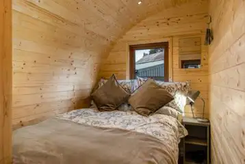 Carrock Sunset Glamping Pod double bedroom