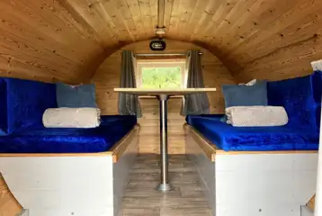 Camping pod (double) interior Camping pod (double) interior