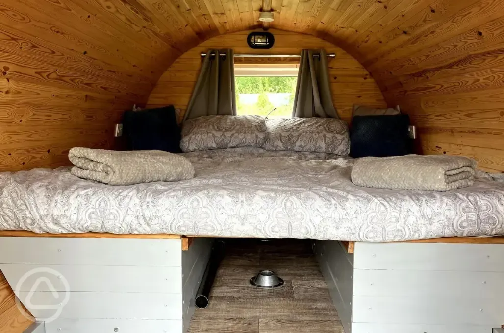 Camping pod (double) interior