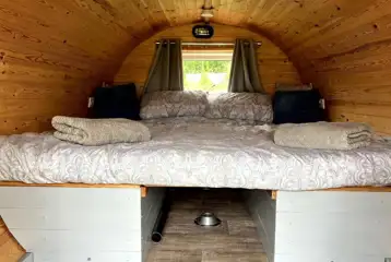 Camping pod (double) interior Camping pod (double) interior