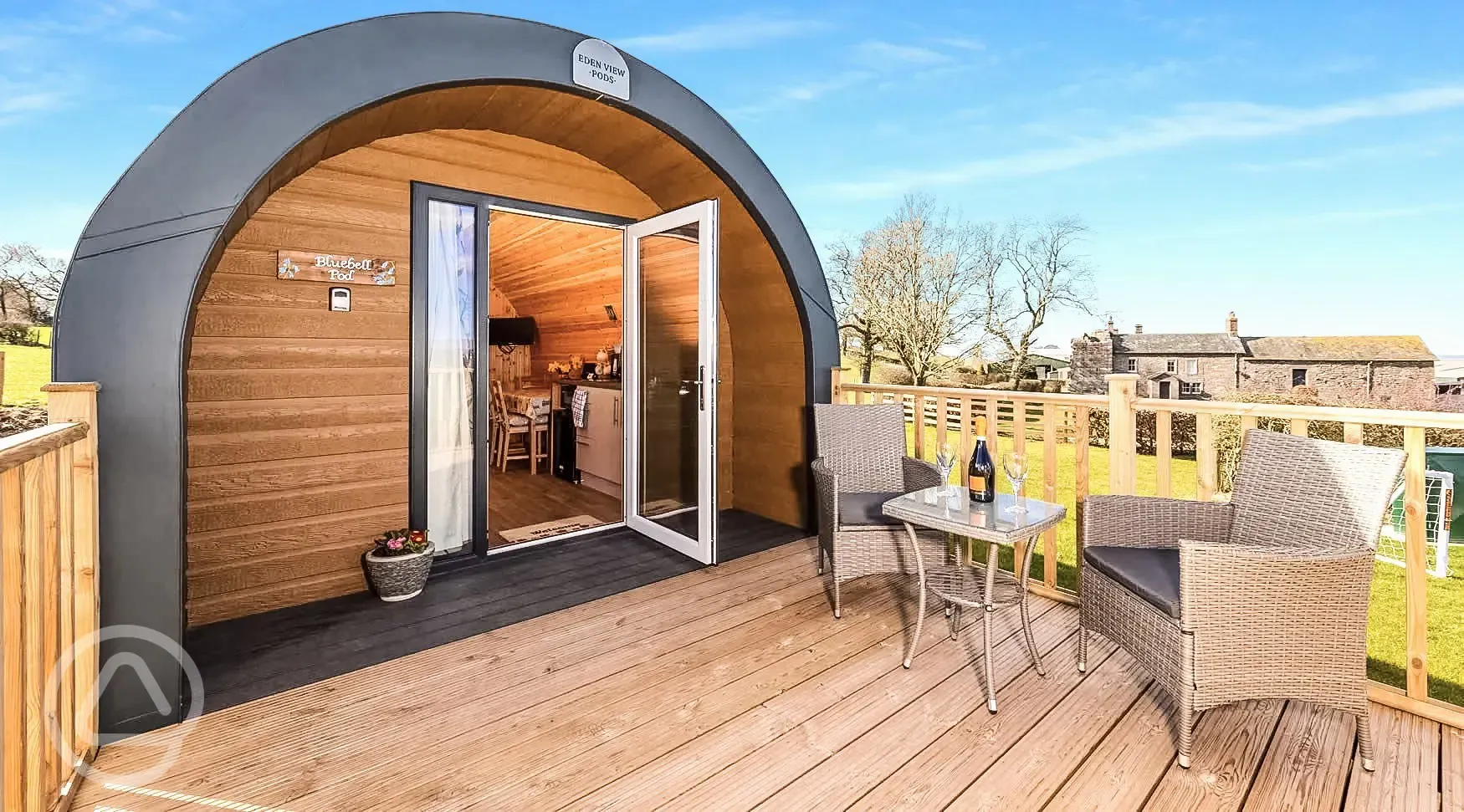 Bluebell glamping pod