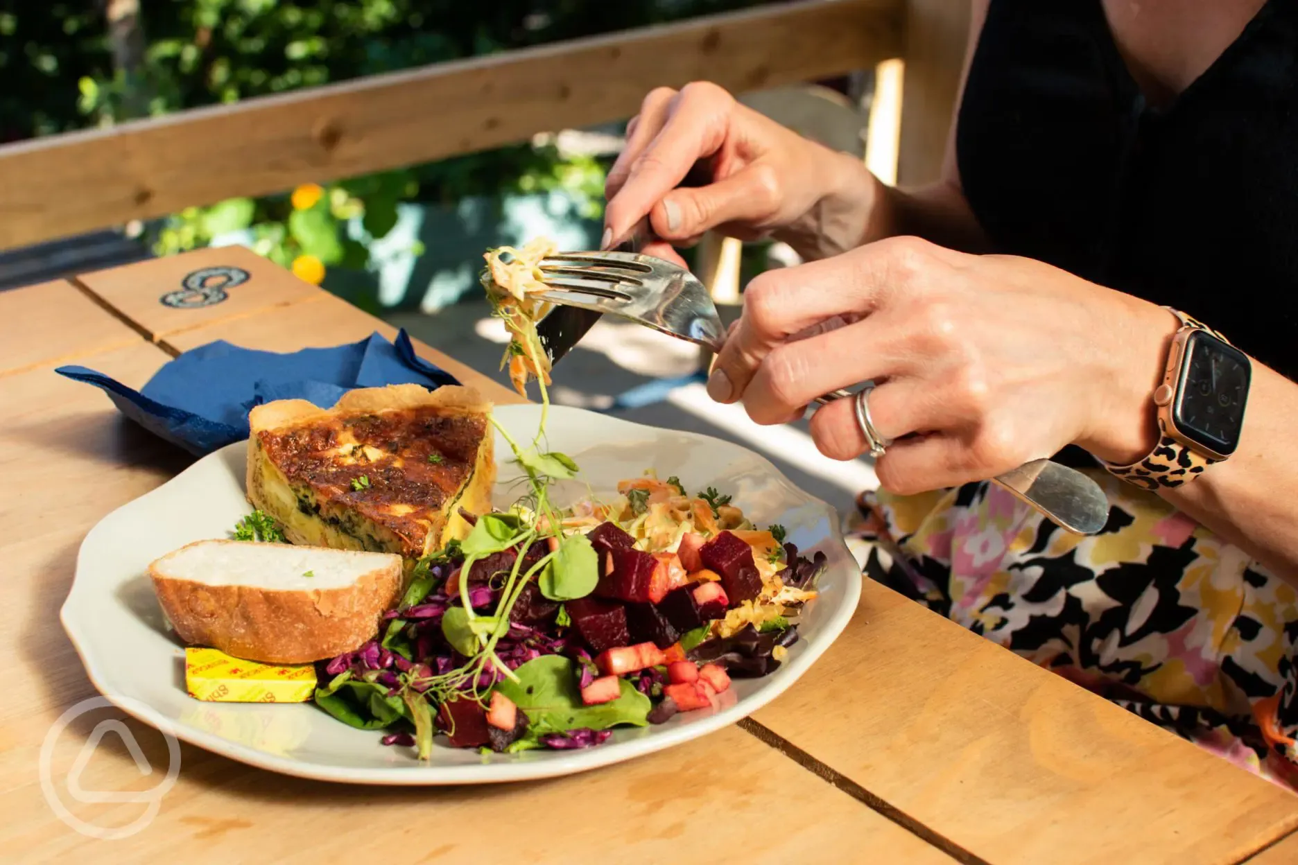 Lunch from the Rowan Tree Cafe