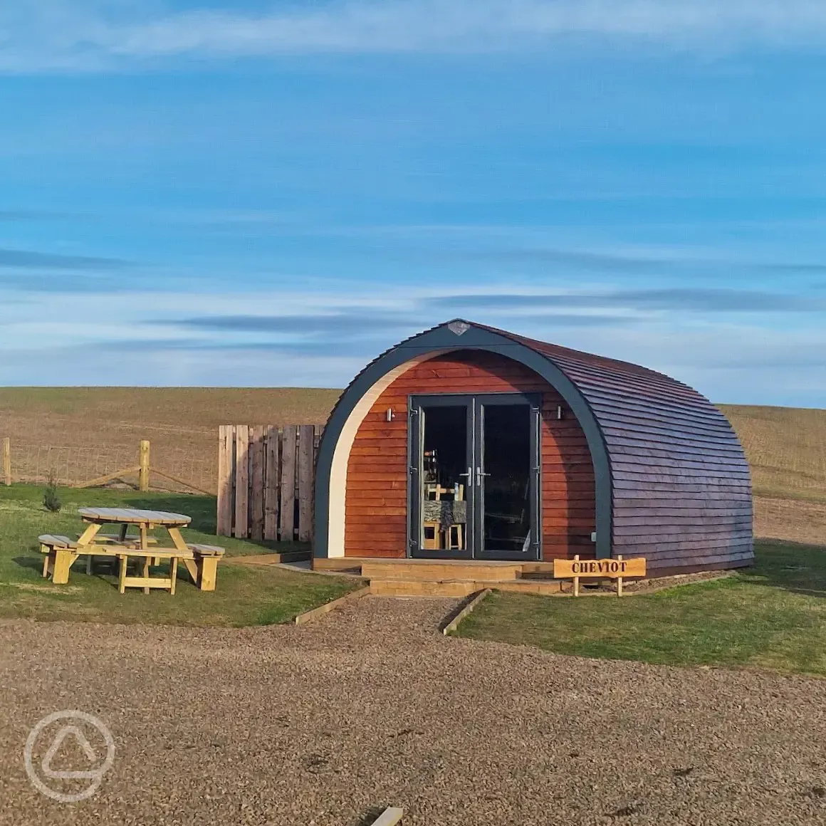 Ensuite glamping pod