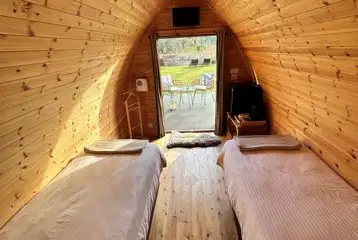 Sleepy Hollow pod interior Sleepy Hollow pod interior