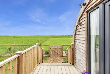 The Stag Hoose view from pod and outdoor decking The Stag Hoose view from pod and outdoor decking