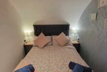 The Stag Hoose double bedroom (bedding provided) The Stag Hoose double bedroom (bedding provided)