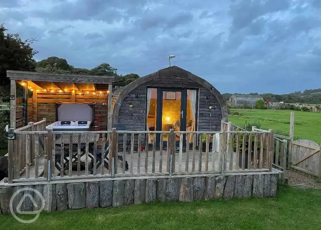 The Bee Hive exterior at night