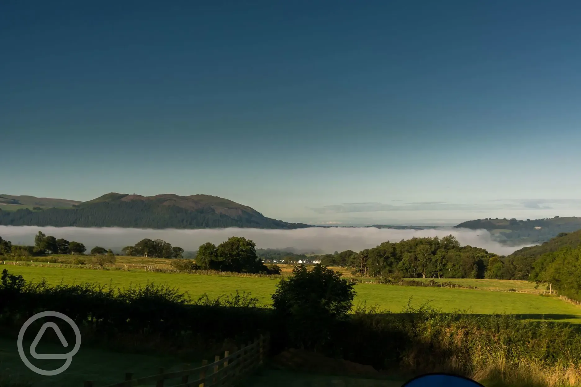 Views to Bassenthwaite from Kestrel Lodge Campsite