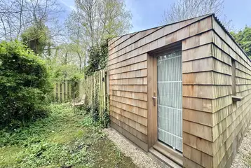 Optional outdoor bunk room