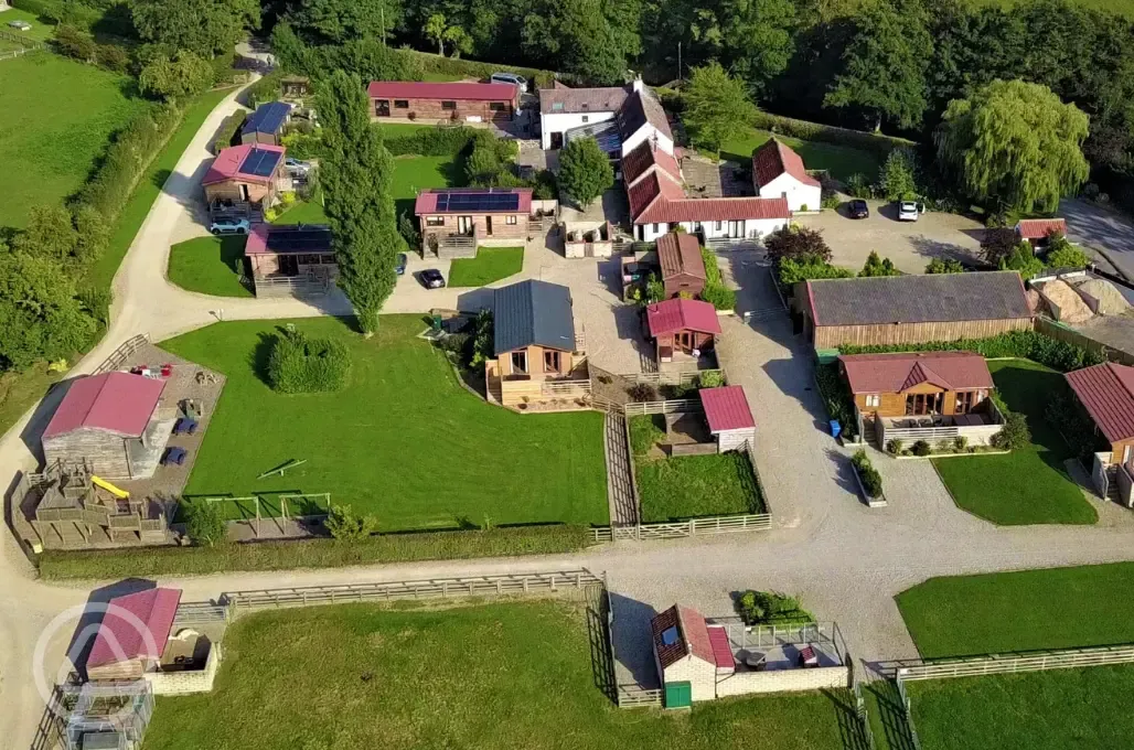 Aerial of the site