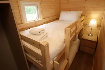 Glamping pod bunk beds