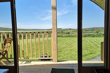 View from the pods