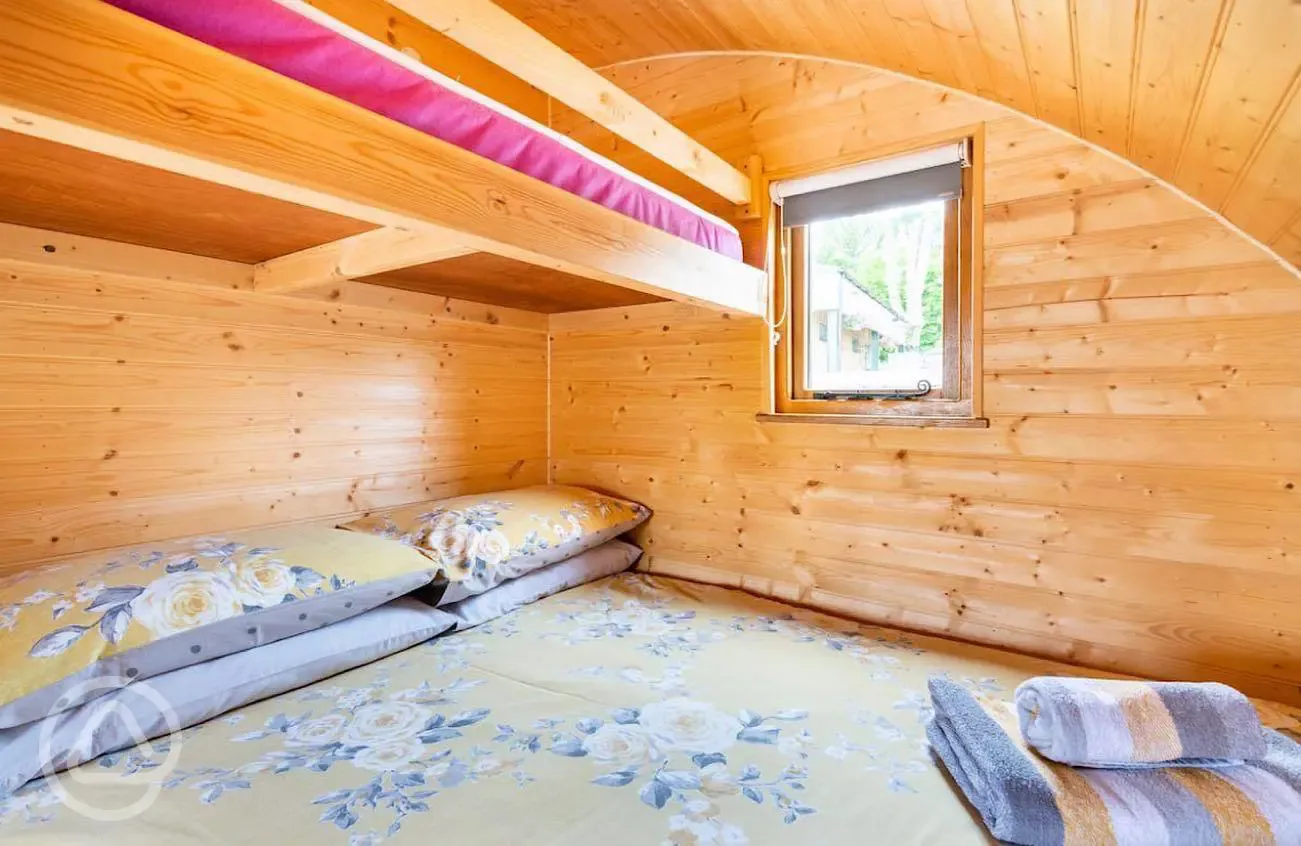 Black Mountain Pemberton Glamping Pod beds