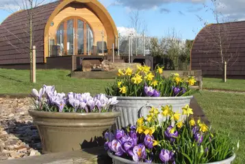 Ensuite glamping pod in the Spring Ensuite glamping pod in the Spring