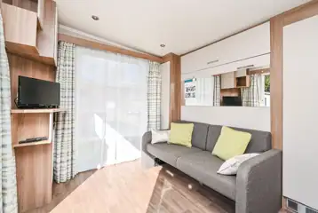 Ensuite glamping pod interior