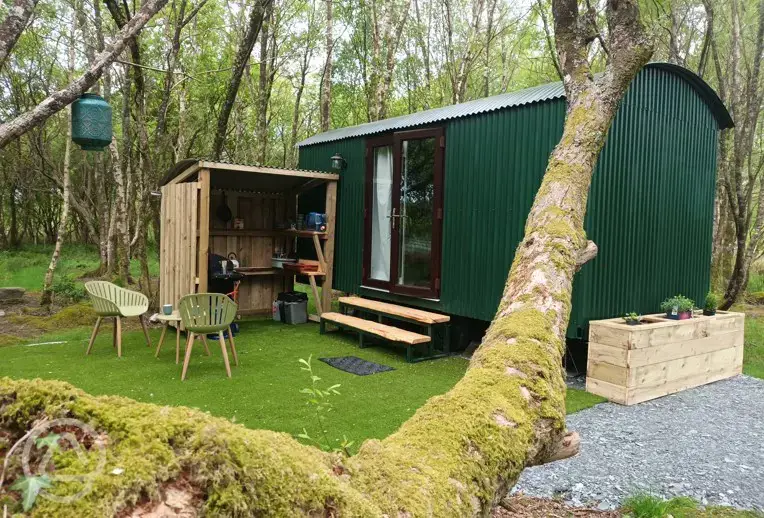 Glamping cabin