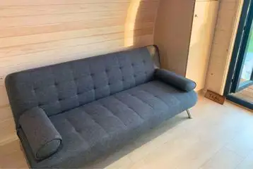 Glamping pod double sofa bed for kids