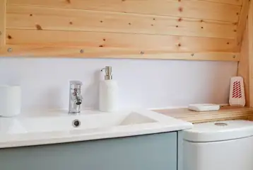 Ensuite glamping pod bathroom Ensuite glamping pod bathroom