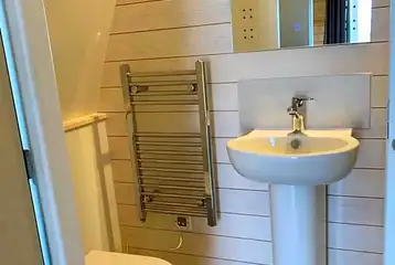 Glamping pod ensuite bathroom Glamping pod ensuite bathroom
