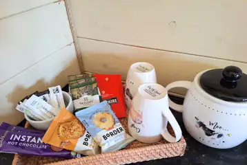 Glamping pod welcome treats Glamping pod welcome treats