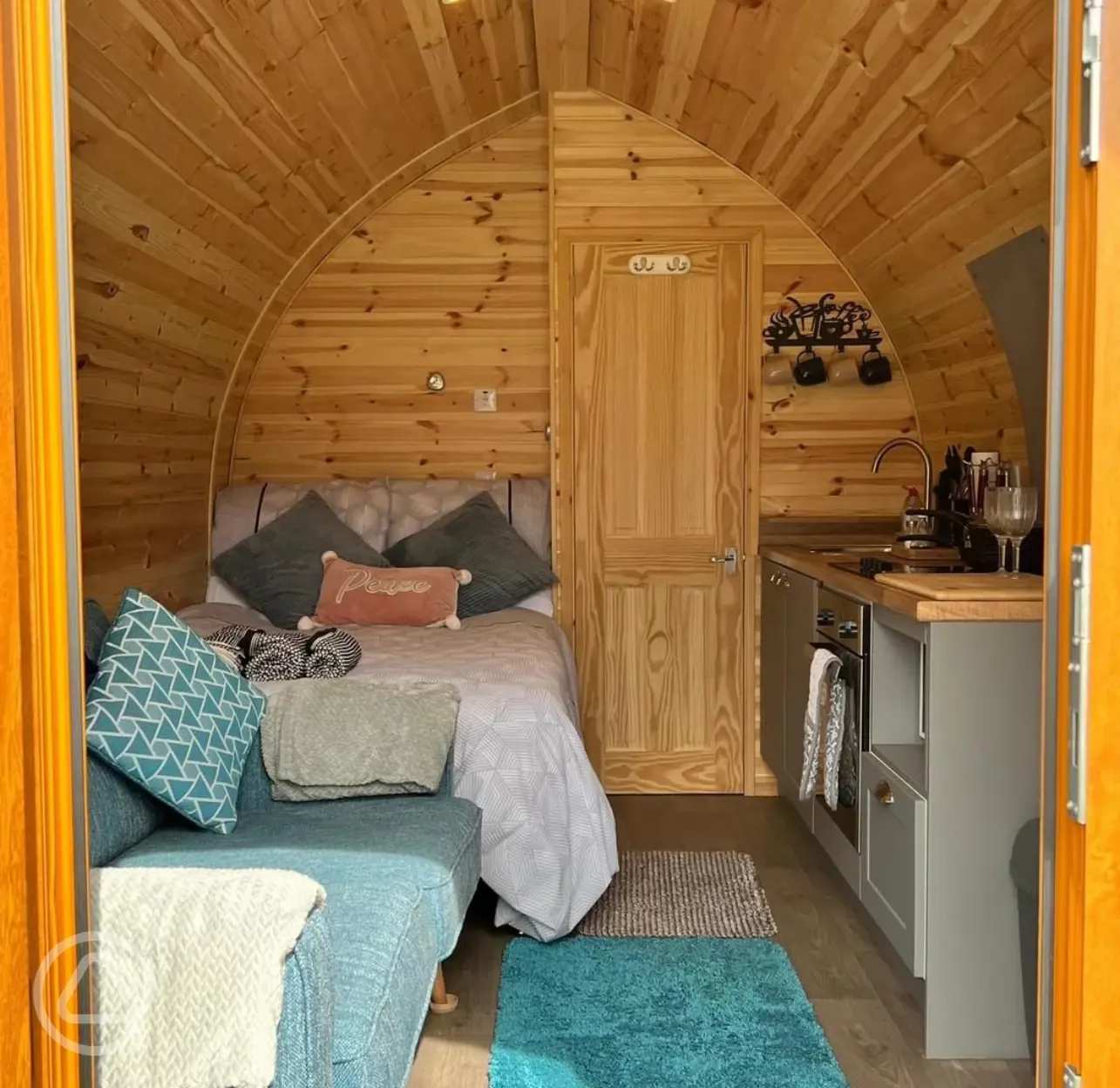 Windsong glamping pod interior