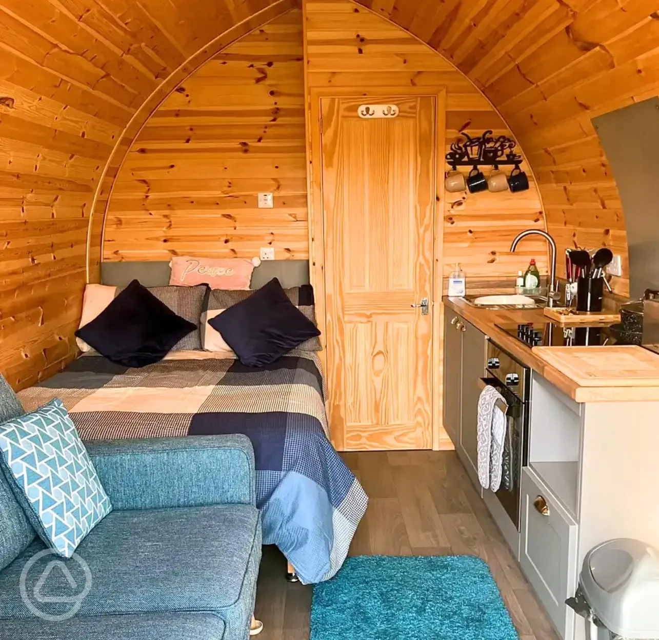 Windsong glamping pod interior