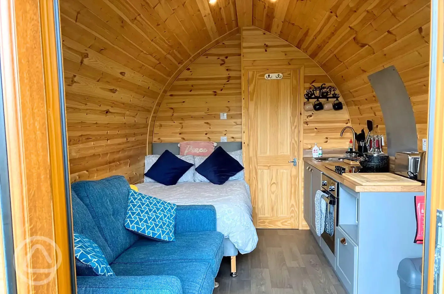Windsong glamping pod interior