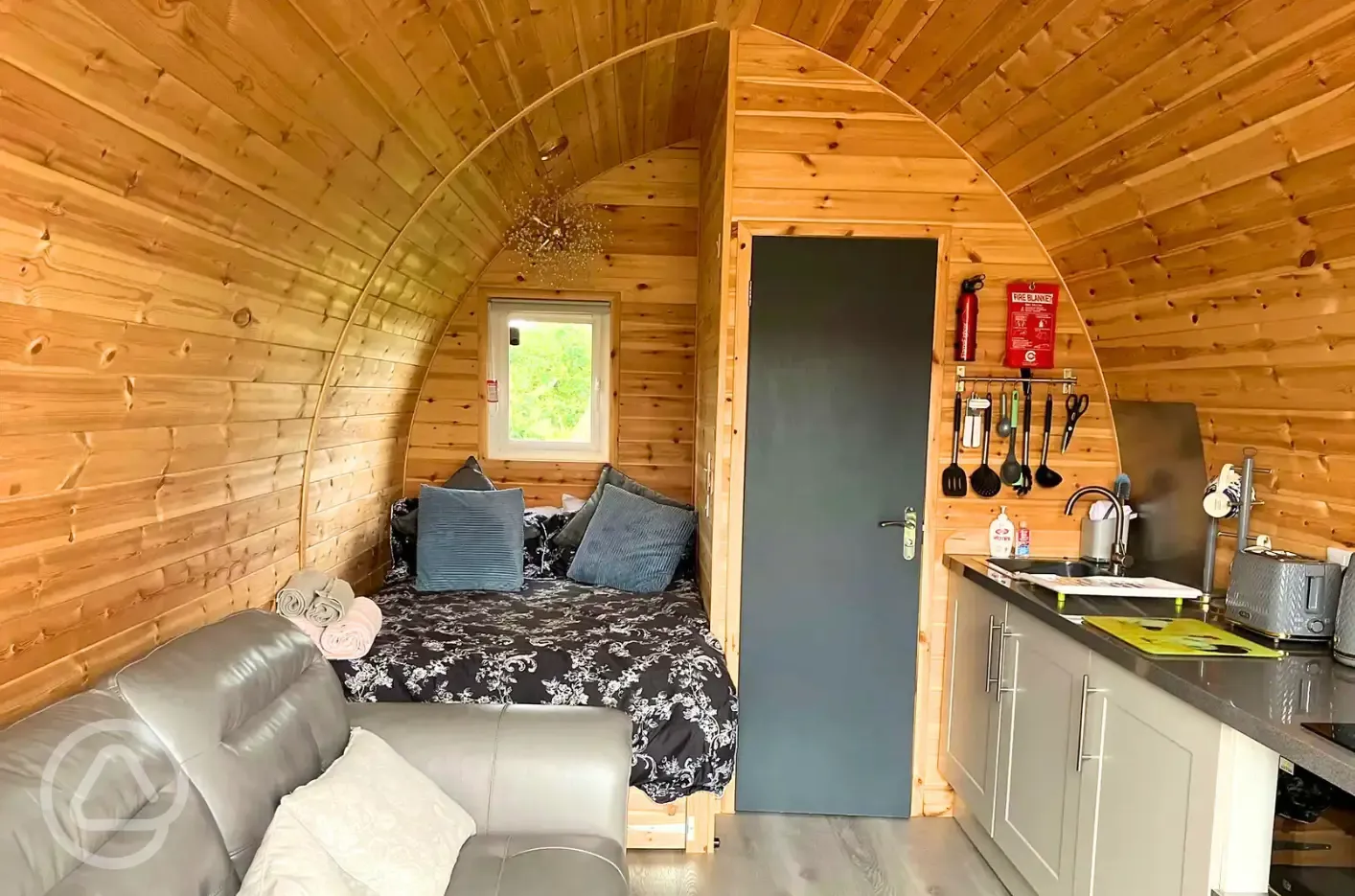 Seadreams glamping pod interior