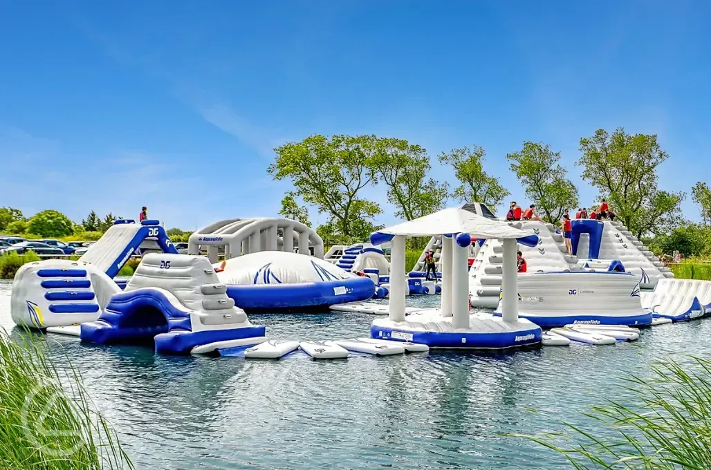 Aqua park at Whitemills Wake