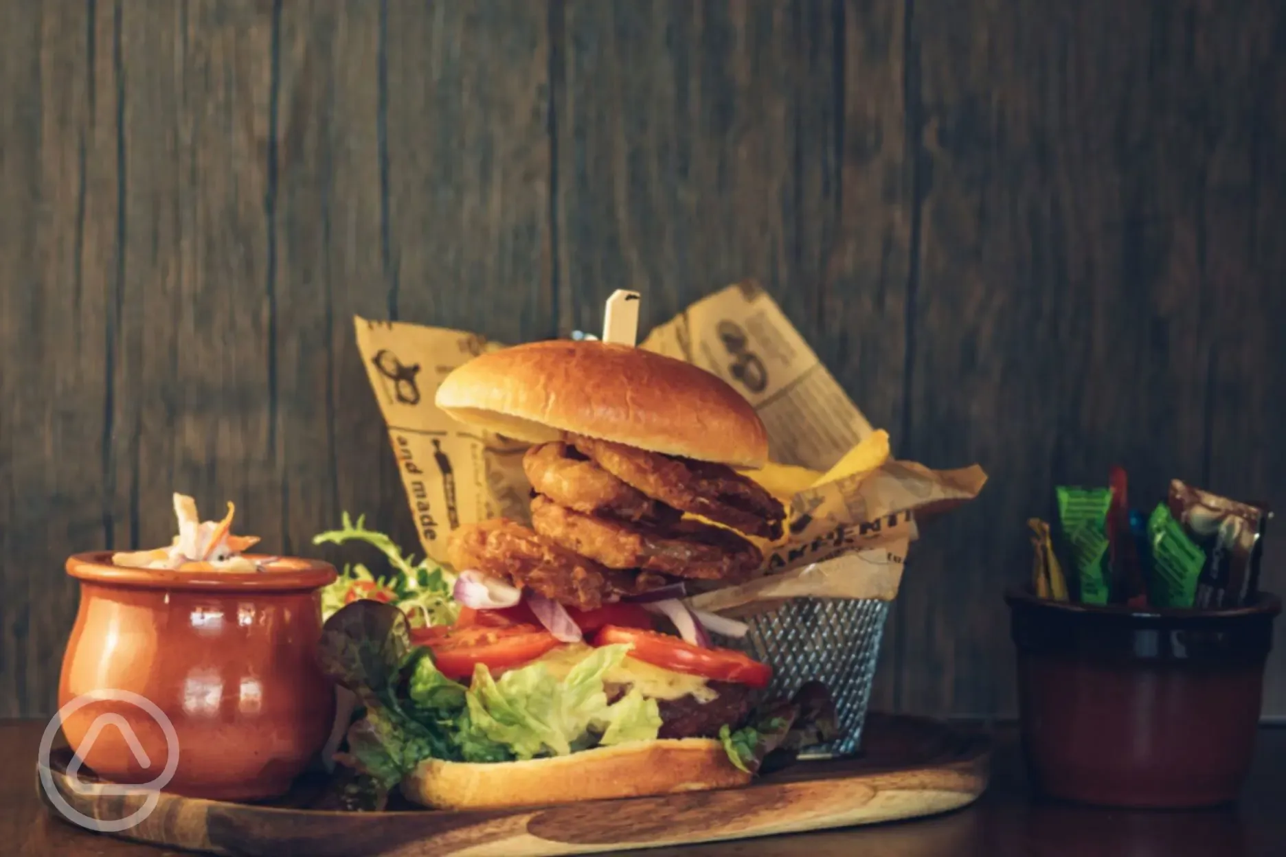 Cooked food served at the restaurant 
