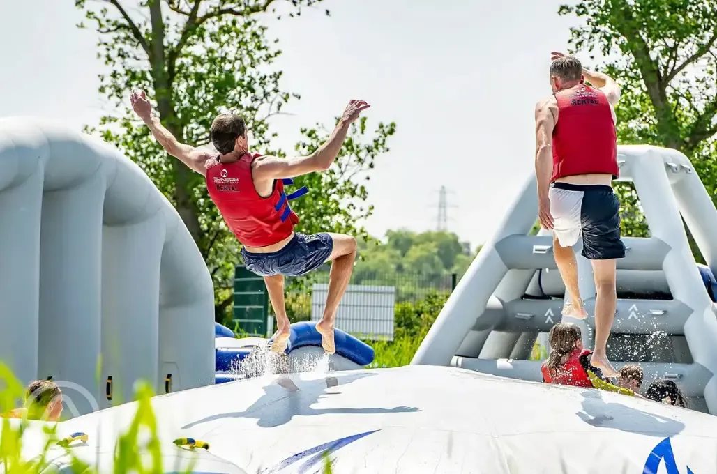 Aqua park activities